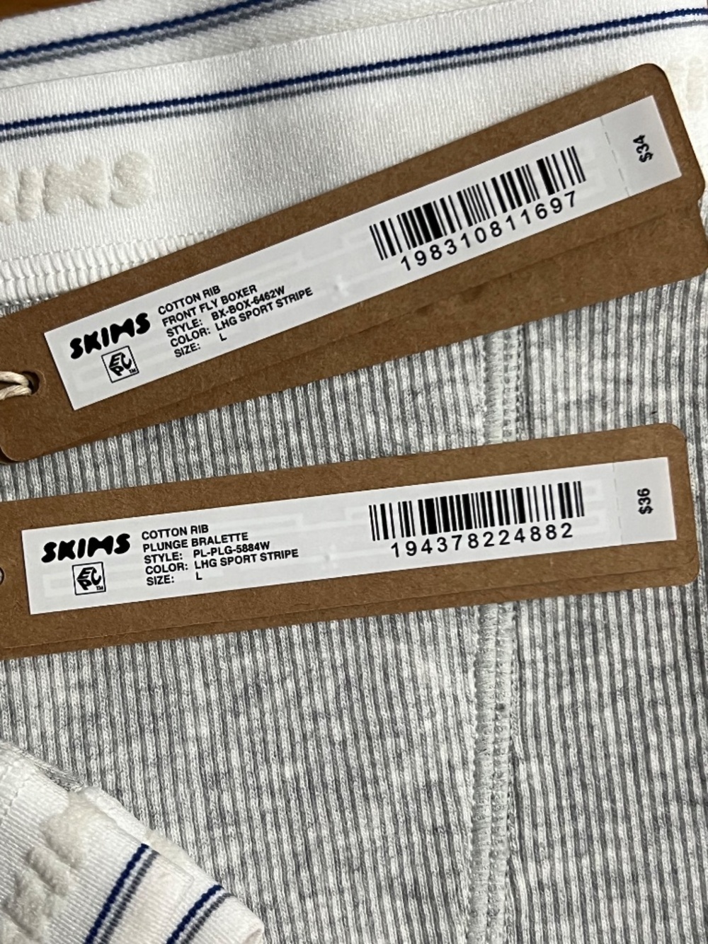 SKIMS Cotton Rib Set - Picture 2 of 2